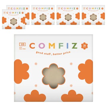 COMFIZ 康菲 幼幼3D醫療口罩 1~3歲  30片  繽紛派對  6盒