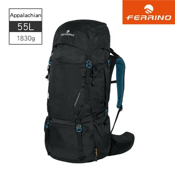 Ferrino 登山健行背包【黑色】Appalachian 55 / 75663