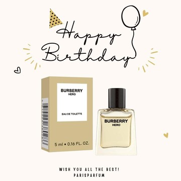 獅子座生日快樂【BURBERRY】 Hero 英雄神話男性淡香水5ml