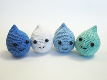 水滴毛絨套裝（4件套裝）