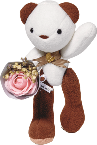 【禮坊Rivon】洛可可系列-洛可可捧花熊