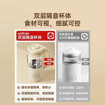 北歐沃朗奶壺破壁機豆漿機小型迷你家用多功能榨汁靜低噪音新款