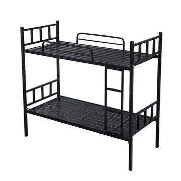 【MUNA家居】摩爾黑色3尺鐵雙層床