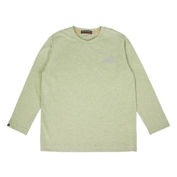 Crocodile Junior小鱷魚童裝-雷射鱷魚LOGO圓領長袖T- U66423-43 大碼版