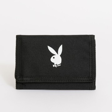⚡機能男包 買就送皮革眼鏡收納袋｜PLAYBOY 三折短夾 Youth系列 - 黑色(122-7011-09-2)