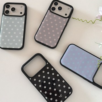 lulu|韓國氛圍感波點蘋果手機殼 適用於蘋果17promax手機外殼iPhone16pro全包邊防摔15/14保護殼