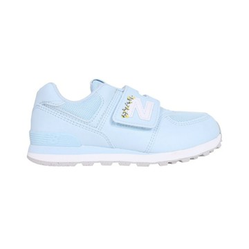女中童復古慢跑鞋-WIDE NEW BALANCE 574(免運 魔鬼氈 寬楦 NB「P5747BT」≡排汗專家≡