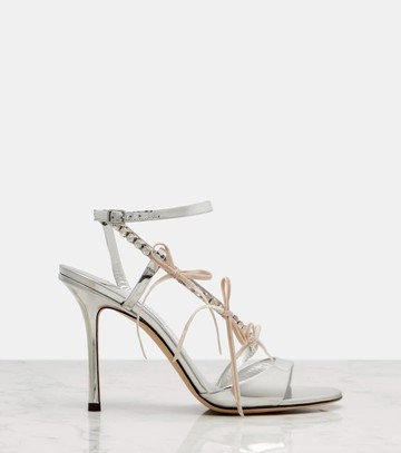 Jimmy Choo Lula 100 metallic leather sandals