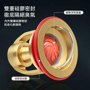 【⚡精選優品】全銅磁懸浮防臭地漏芯 排水孔蓋 防臭地漏 防臭落水頭 地漏芯 排水孔防臭 排水孔蓋 防臭神器 地漏防臭器