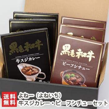 よね一の牛スジカレー・ビーフシチューセット よね一（よねいち） 惣菜 のし無料 送料無料