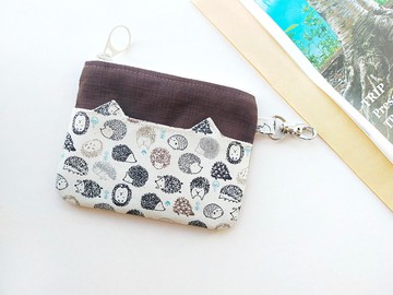 刺蝟團團轉 小耳包/零錢包