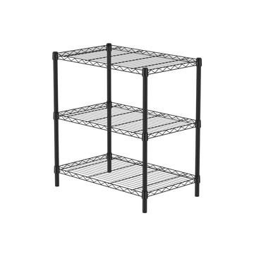 特力屋 烤漆三層架寬75*深46*高80公分(黑)