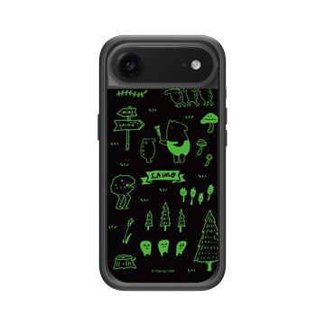 iPhone Air Mod NX -邊框背蓋組合 (相機按鈕) 黑 - 馬來貘 Laimo - LAIMO的魔幻森林_黑夜