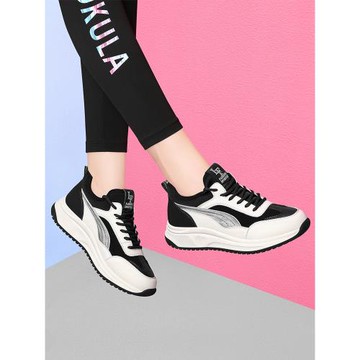 春季真皮軟底運動休閑鞋防滑2025新款跑步鞋爆款女鞋子百搭旅游鞋