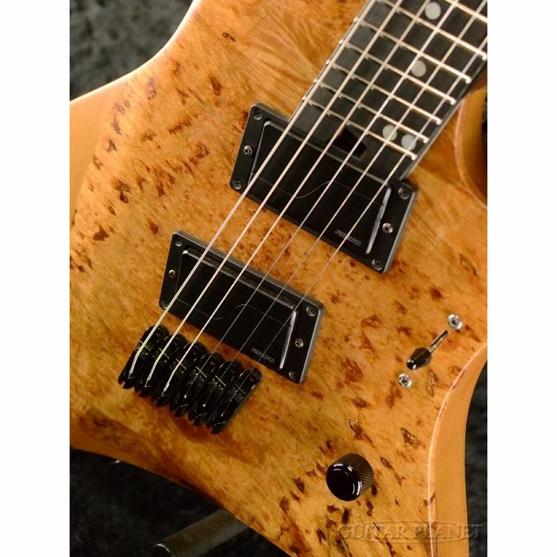 ABASI Guitars Custom6 Multiscale(Fanned Fret) Burl Maple