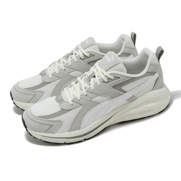 Puma 休閒鞋 Hypnotic LS 男鞋 女鞋 灰 白 麂皮 皮革 拼接 緩震 復古 情侶鞋 39529503