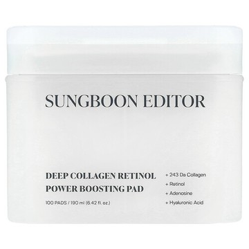 Sungboon Editor, 深層膠原蛋白視黃醇能量提升棉片，100 片