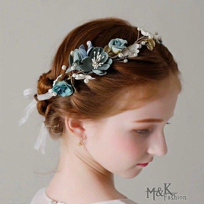 子供髪飾り 子供 カチューシャ ピアノ発表会 ヘアアクセサリー ヘッドドレス お花 フラワー パール ヘアーバ 通販 Lineポイント最大get Lineショッピング