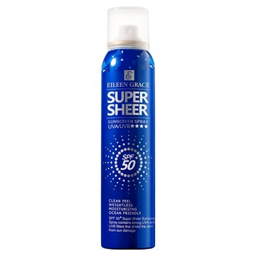 EILEEN GRACE 妍霓絲 SPF50 清爽沁涼防曬噴霧 180ml 海洋友善 Super Sheer  1瓶