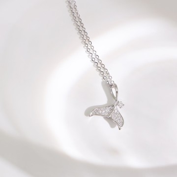 【NEW新品上市】人魚之光。鑲鑽項鍊