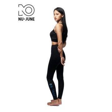 Nu-june泳褲速干長褲潛水褲女防曬浮潛泳褲潛水服沖浪健身瑜伽褲