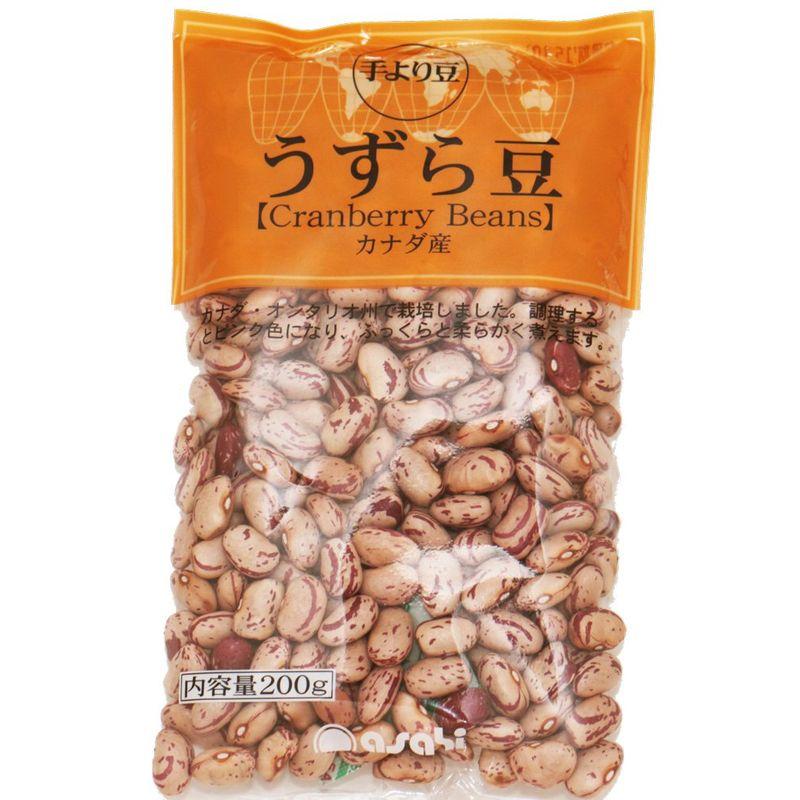 豆力 豆専門店のうずら豆（クランベリー豆） 200g×3袋 メール便