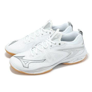 Mizuno 羽球鞋 Wave Claw Neo 3 男鞋 女鞋 寬楦 白銀 止滑 室內運動 羽排鞋 美津濃 71GA2473-18