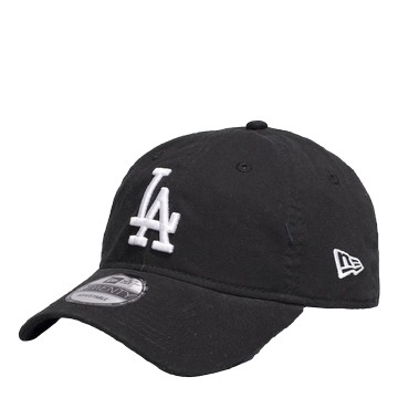 NEW ERA 9TWENTY DODGERS LOGO BLACK WHITE