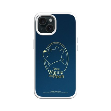 iPhone 15 SolidX 白 - 迪士尼-小熊維尼 Disney Winnie The Pooh - 時尚線條款