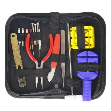 4194 盒裝修錶工具組 16件組鐘錶維修工具 翹錶刀錶帶調整眼鏡工具