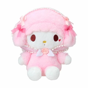 小禮堂 Sanrio 三麗鷗 Piano 絨毛玩偶娃娃 (格紋頭巾款)