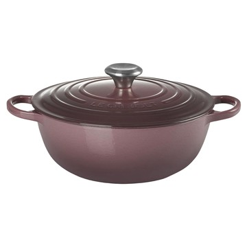 LE CREUSET 典藏媽咪鐵鍋 鋼頭  無花果紫  1個  26cm