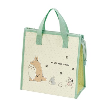 Skater TOTORO 不織布保冷便當袋  275 x 265 x 120mm  TOTORO 黃色 + 綠色  1個