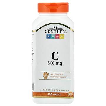 21st Century, 維生素 C，500 毫克，250 片