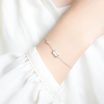 長方石手鍊 Delicate Rectangle Bracelet