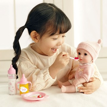 Coco Mom 親親寶貝可可餵食娃娃  1組  多色