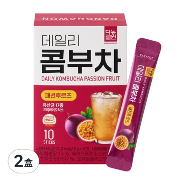 Danongwon 乳酸菌康普茶 百香果  10包  5g  2盒