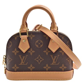 LV M82717 經典Nano Alma Monogram印花手提/斜背包(迷你)