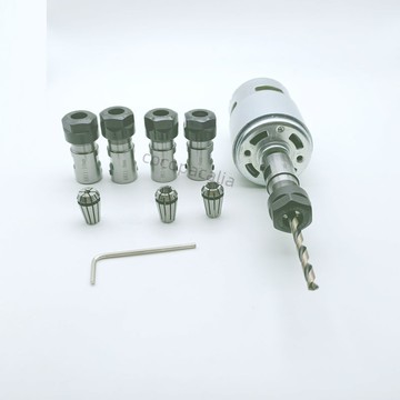 【臺灣出貨】🛠️高精密DIY電機主軸刀 雕刻機刀套 夾刀桿刀頭 鑽夾頭ER11延伸杆 🔧 爆款搶購