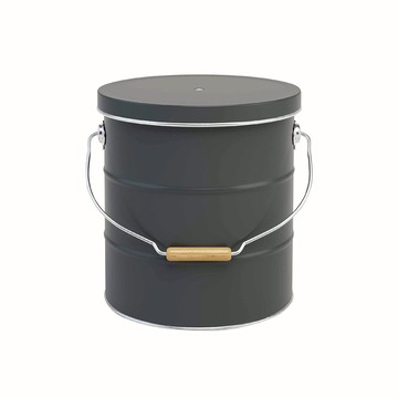 日本 OBAKETSU 手工製儲米桶 5kg灰色