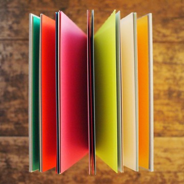 Bonami 彩色手帳 / 蠟線麻線 - 白色 / 科普特裝訂手工筆記本