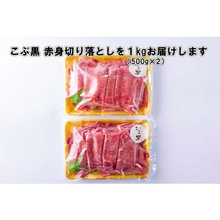 ふるさと納税 訳あり 北海道産 黒毛和牛 こぶ黒 A5 A4 赤身 切り落とし 計 1kg (500g×2パック) 北海道新ひだか町