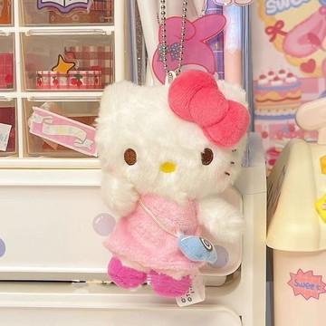背包吊飾🎀 hellokitty晴空醬可愛玩偶少女學生禮物飾品書包鑰匙扣掛件娃娃 Kitty吊飾 可愛吊飾 包包吊飾