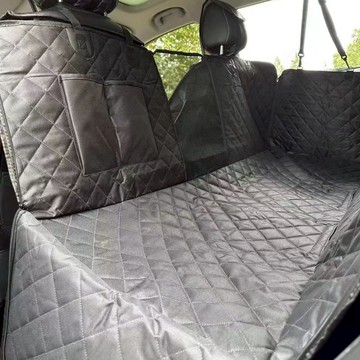 【台灣現貨】可視網汽車防髒墊 6吊 防抓 防髒 防水 寵物汽車座墊 汽車後座墊 137 x 147 汽車墊 附安全帶扣