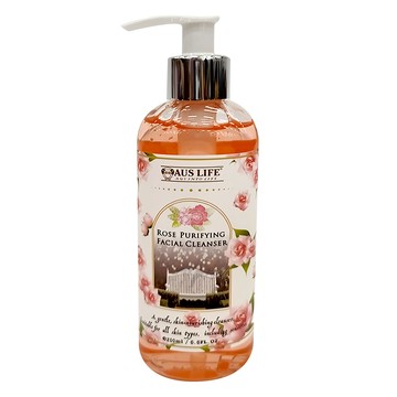 AUS LIFE 澳思萊 玫瑰淨透白洗卸凝膠 200ml 溫和洗面乳  1瓶