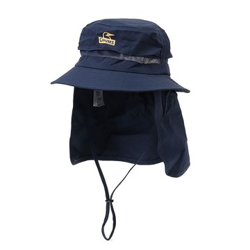 CHUMS 中大童 Kids Sunshade Hat戶外帽 深藍_CH251075N001
