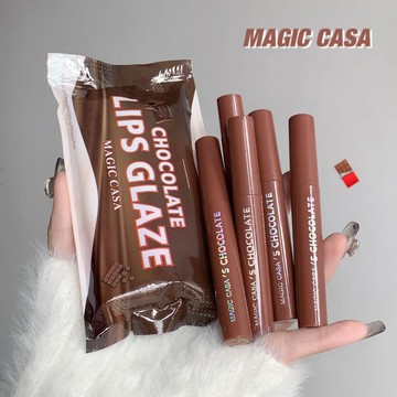MAGIC CASA 巧克力唇釉5組 霧面 霧面感絲絨 不掉色唇泥 學生