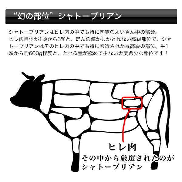 ステーキ シャトーブリアン ヒレ肉 快適生活 NEWシャトーブリアンステーキセット 各400g