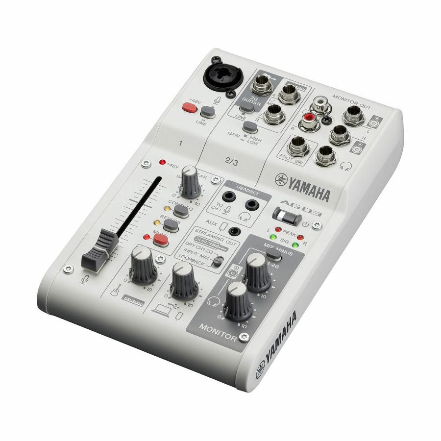 YAMAHA   AG03MK2 LSPK WHITE ライブストリーミングパッケージ Android配信オリジナルセット