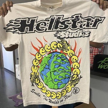 Hellstar Studios Globe tee 歐美高街潮流男女短袖T恤
